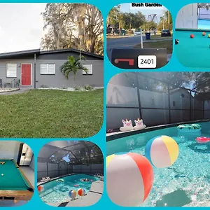 Entirehouse W/bush Garden View_private Heated Pool Holiday home